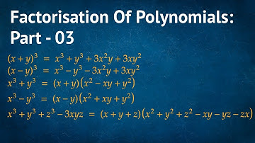 Factorisation of Cubic Polynomials using identities| Chapter 2| Class 9 | Maths | NCERT
