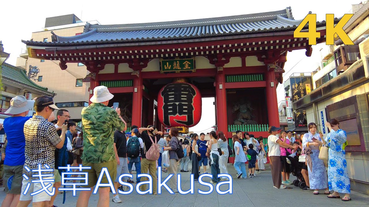 【4k】浅草を散歩⛩️Tokyo walk-Asakusa
