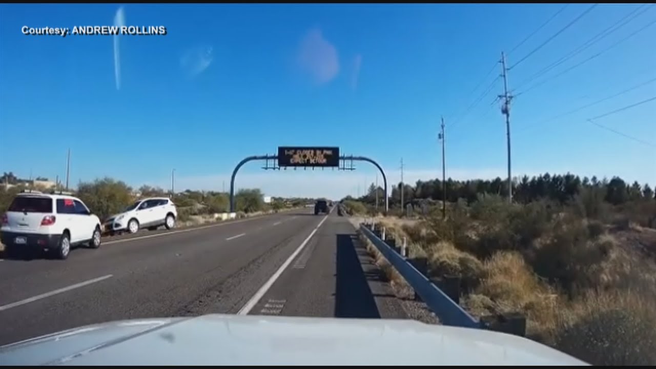 Wrong-Way driver caught on camera - YouTube