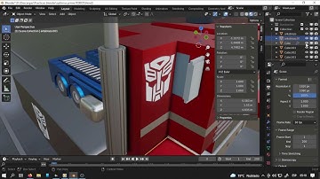 Optimus Prime - Blender Animation Timelapse