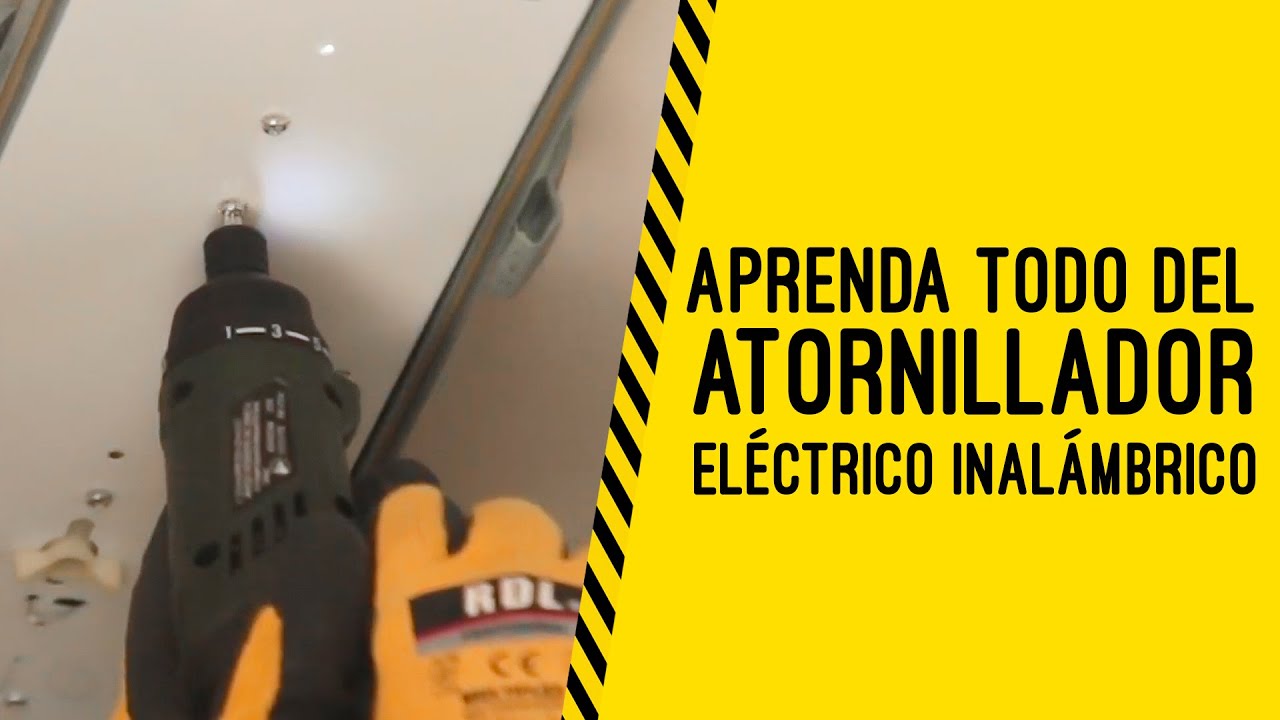 Todo sobre el atornillador eléctrico inalámbrico - YouTube