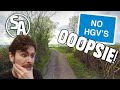 HGV Farm Lane Mistake