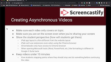 Asynchronous Learning Tips