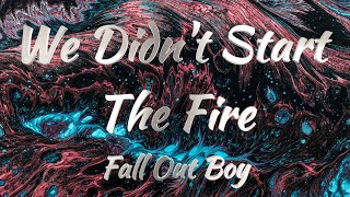 Fall Out Boy - We Didn't Start The Fire (KARAOKE VERSION) Resimi