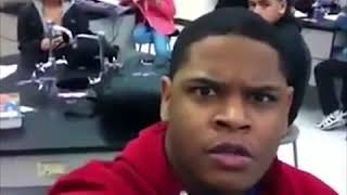 guy has a bruh moment in class