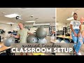 Classroom Setup with My Husband | married teachers