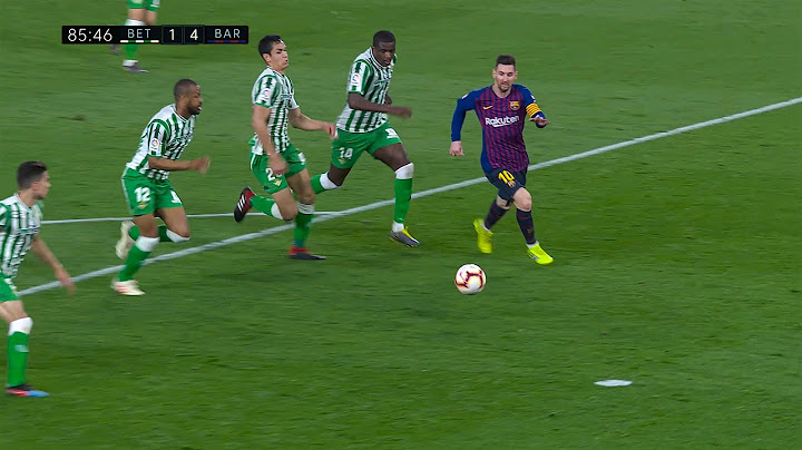 Lionel Messi vs Real Betis - 2018/19 (Away) 4K (UHD) English Commentary