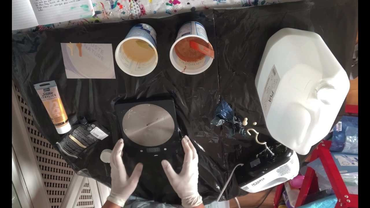 10 Fluid Art Poured Art How to quickly mix paint for pouring