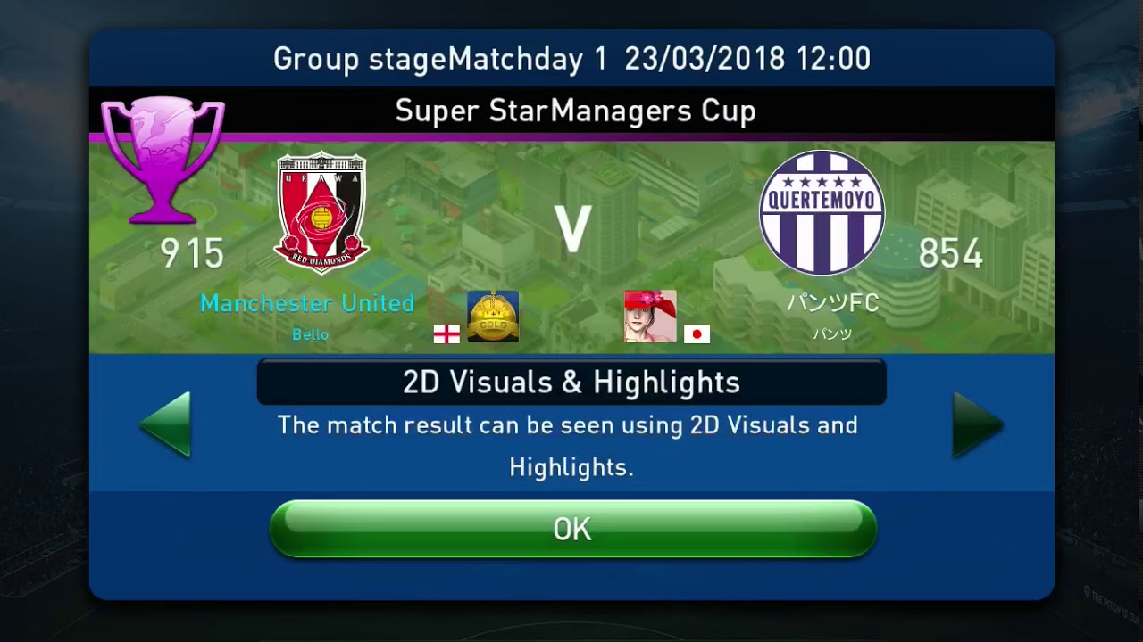 PESCM Managers Cup Super Star Group Stage Game 1 Result 5-0