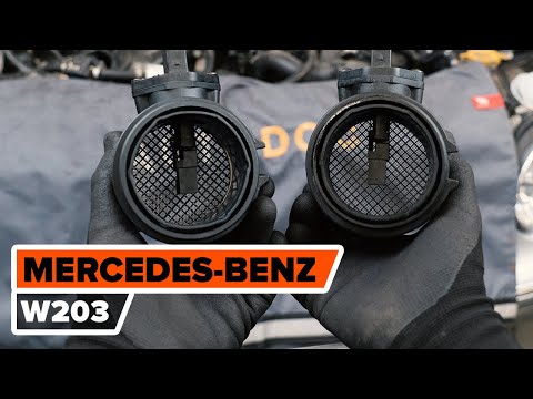 Kako zamenjati merilec pretoka zraka na MERCEDES-BENZ W203 Razred C [VODIČ AUTODOC]