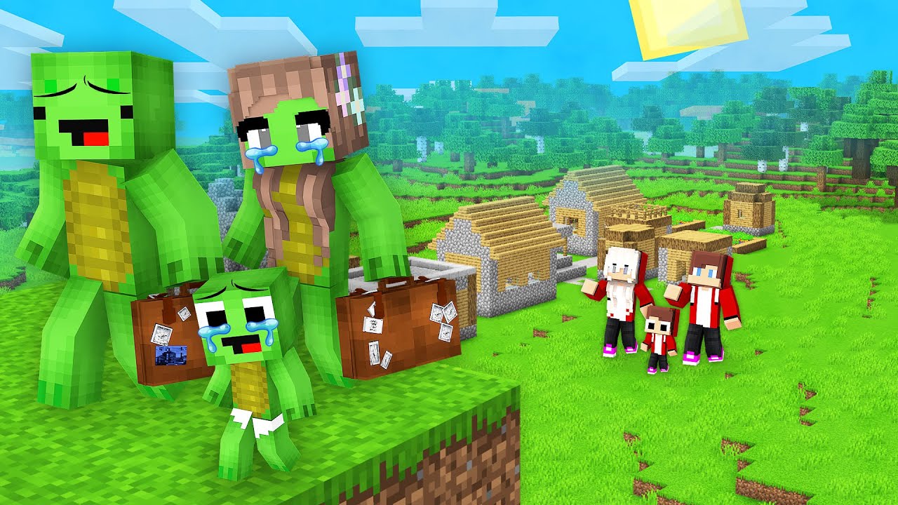 Why Did Mikey Family Leave The Village in Minecraft? (Maizen) YouTube