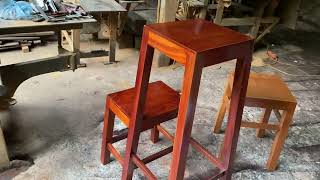 Ghế gỗ 2 bậc