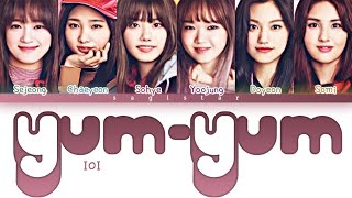 IOI Subunit (아이오아이) - 'Yum-Yum' lyrics (color coded lyrics)
