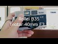 【写真】Rollei B35 Triotar 40mm F3 5｜作例、なんばパークス、高野口駅