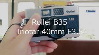 写真】Rollei B35 Triotar 40mm F3 5｜作例、なんばパークス