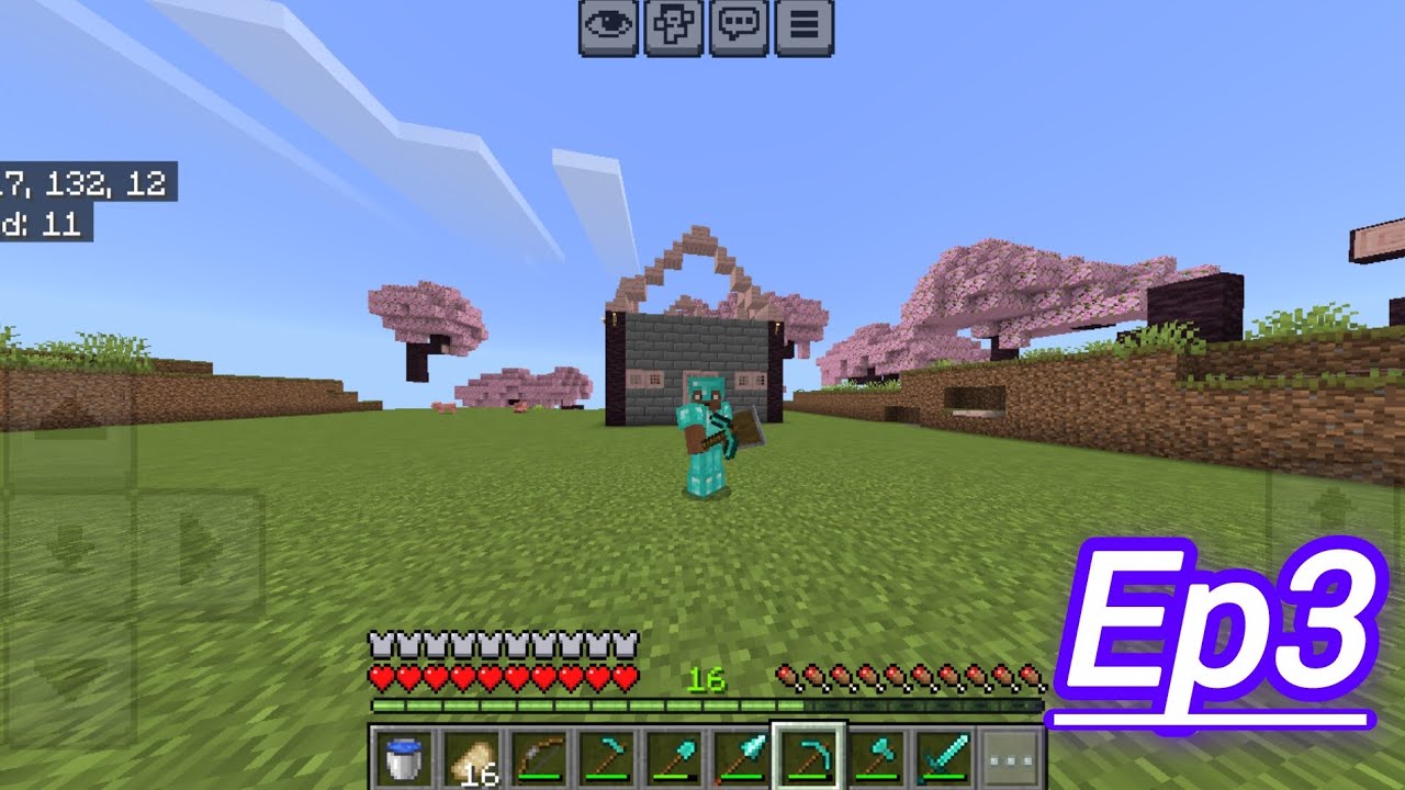I MAKE A HOUSE IN MINECRAFT SURVIVAL SERIES EP 3