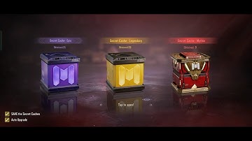 Opening 50 secret cache crates of disappointment in Call of duty Mobile