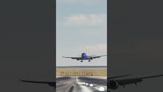 Denver Crosswind #crosswind #landing #windy #denver #pmdg #flightsimulator #msfs  #fyp #shorts @TheFlightSimDeck