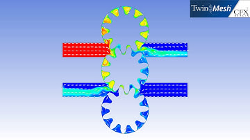 CFX Berlin-Video: CFD Shows Priming of a Double External Gear Pump
