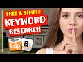 KDP Low Content Keyword Research Made Simple (Free Method)