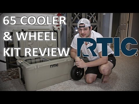 RTIC 65 COOLER & WHEEL KIT REVIEW 