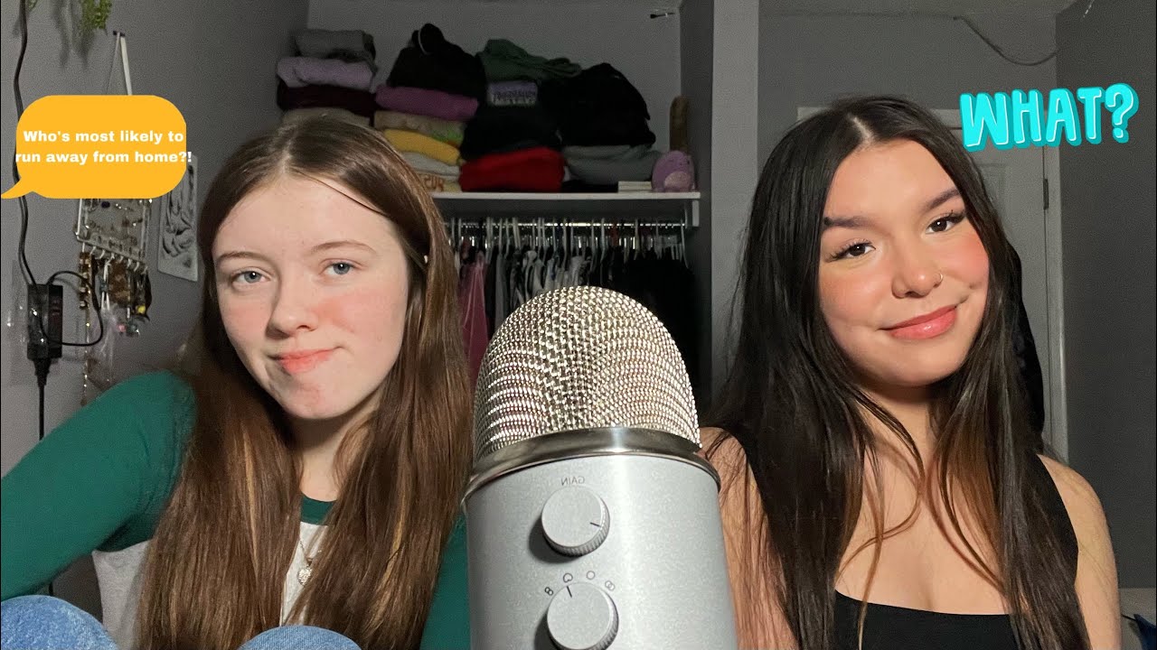 ASMR who’s more likely to?! FEATURING TASHA