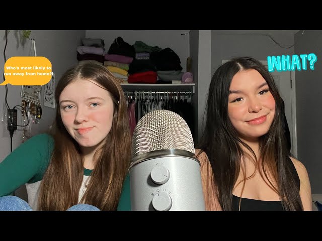 ASMR who’s more likely to?! FEATURING TASHA