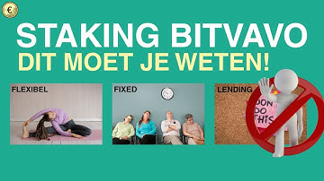 BITVAVO FLEX- EN FIXED STAKING EN LENDING - Dit moet je erover weten! [afl 361]
