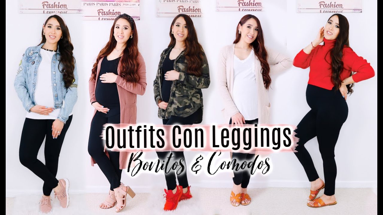 Outfits Con Leggings Para Embarazadas??( COMODOS & BONITOS) ?  BeautyBypriscila - YouTube