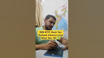 RRB NTPC Mock Test | Testbook Advance Level Mock Test 02 ✌️ #rrb #mocktest #rrbntpc #ntpc #shorts