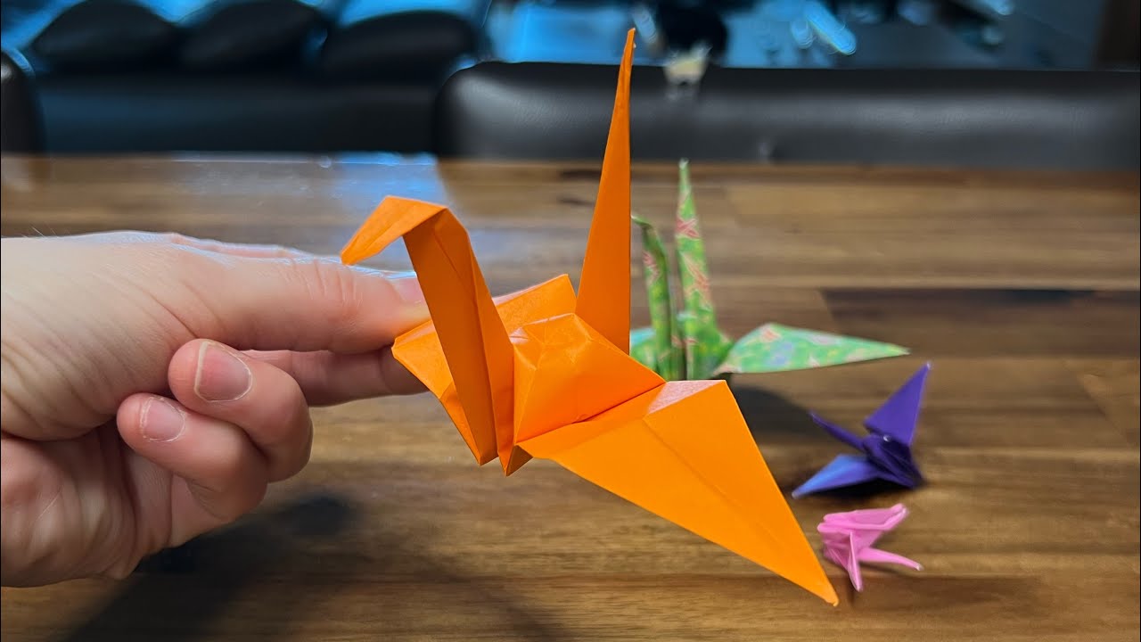 How to Fold an Origami Paper Crane 