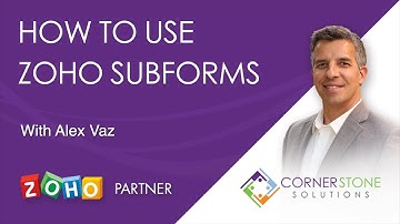How to Use Zoho Subforms
