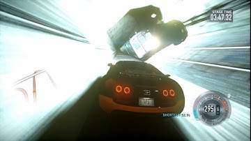 What would happen if Marcus took the train tunnel in NFS THE RUN ?