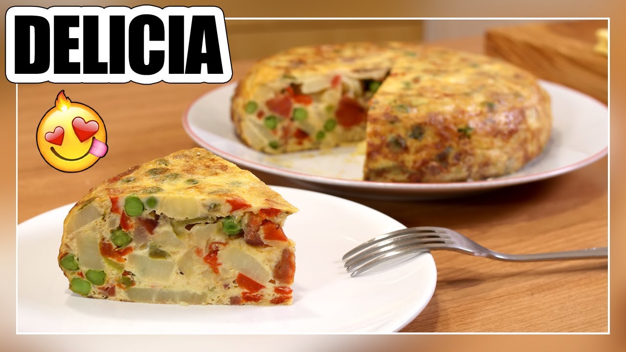 TORTILLA PAISANA | Fácil, Riquísima y Saludable!!!