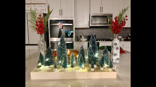 Dollar tree || Lowes Christmas mini tree decor