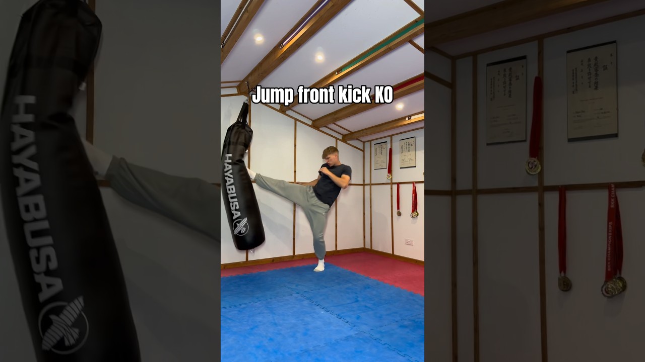 Jump front kick KO TUTORIAL