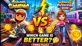 Subway Surfers vs Subway Princess Run | Which Game Is Better? @CHIKU_PLAYZ14  screenshot 1