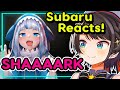 【ENG Sub】Oozora Subaru - Reacts to Gawr Gura debut