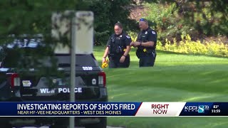 West Des Moines police investigate report of shots fired near Hy-Vee headquarters