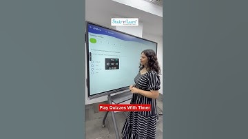 4K Interactive Flat Panel - Play Quiz With Timer In Smart Board For Teaching Touchscreen