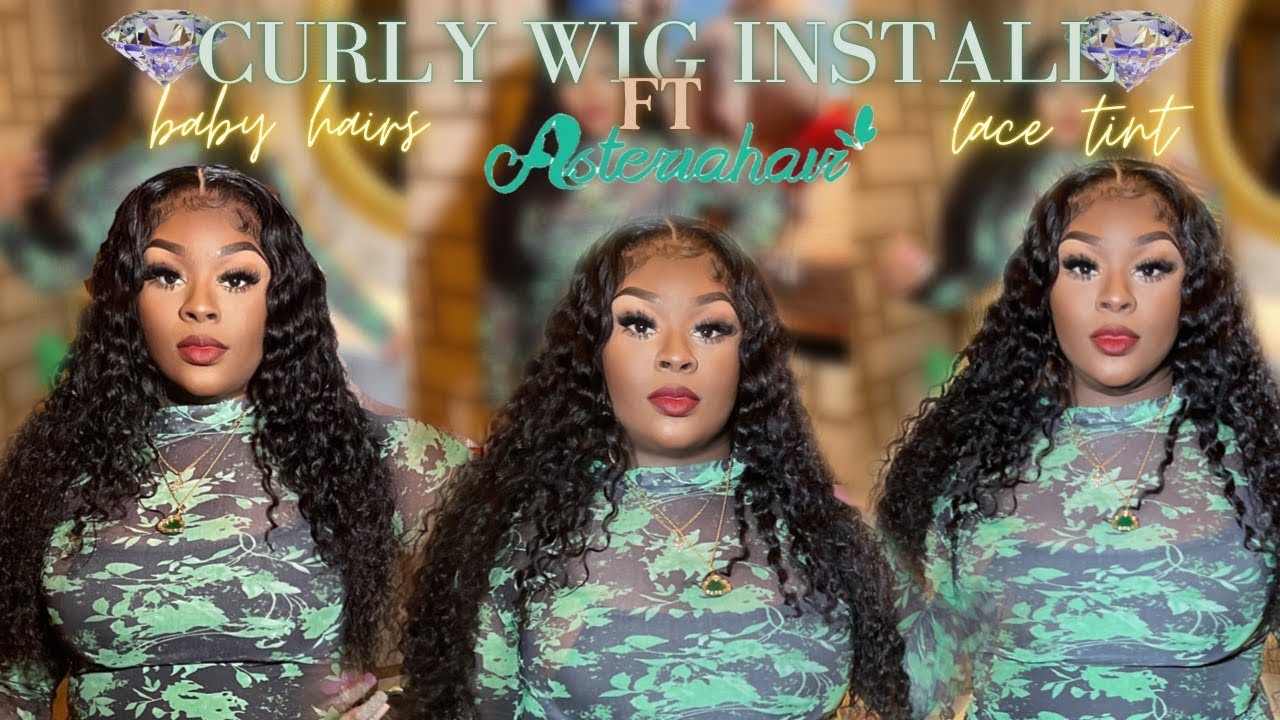 INSTALLING WATER WAVE HD FRONTAL WIG IN UNDER 15 MINS [FT ASTERIAHAIR]