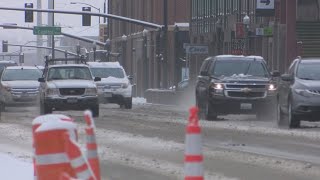 Friday morning commute following winter storm system