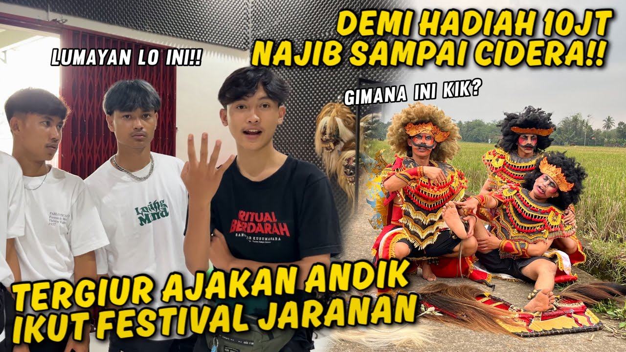 ANDIKA MENGAJAK ANAK-ANAK KUSUMAWARA IKUT LOMBA FESTIVAL JARANAN !! Hadiah Menarik Sebesar 10 jt.