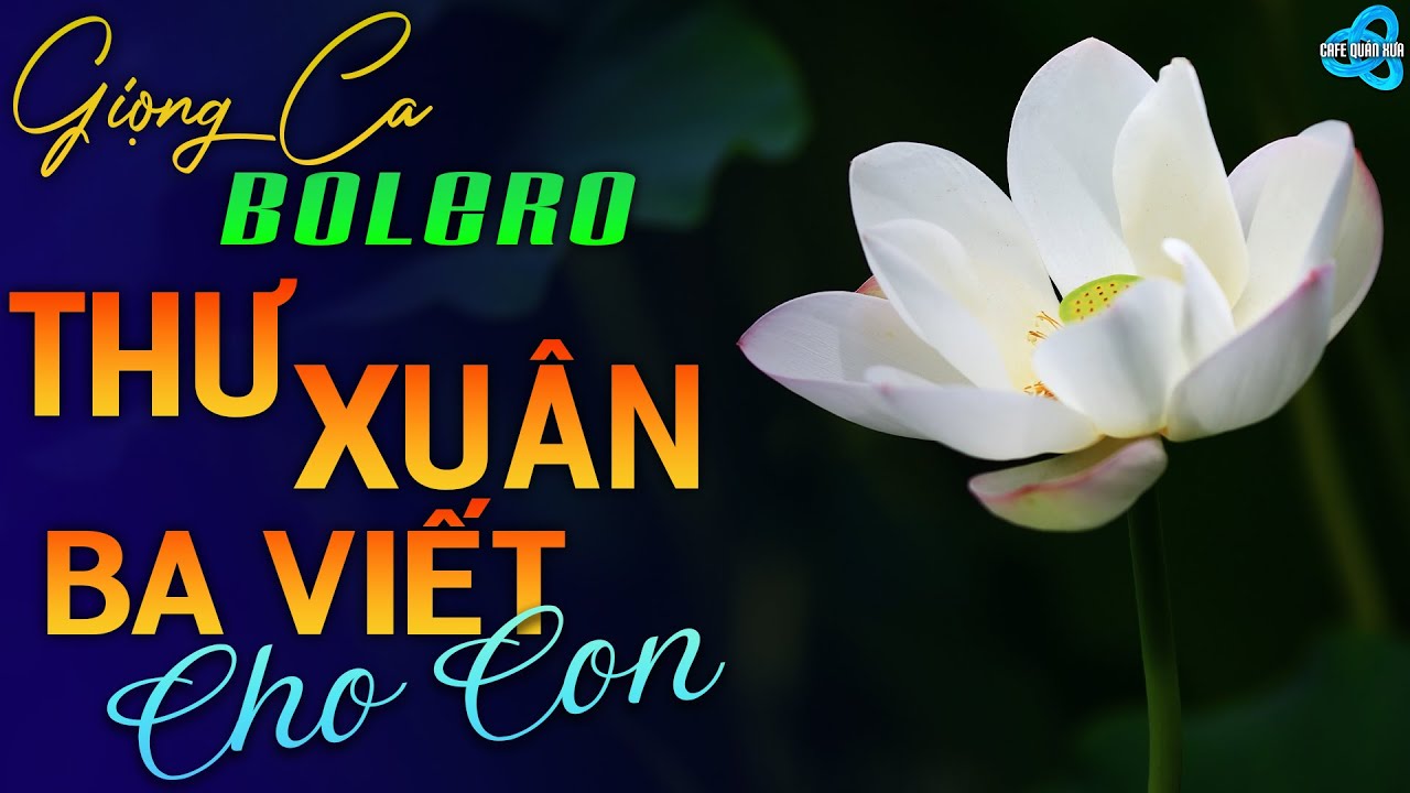 Bolero Tuyển Chọn Mới 2025 -Thư Xuân Ba Viết Cho Con - Nhạc Vàng Xưa Đặc Biệt Hay I Nhạc Hay Ngủ Say
