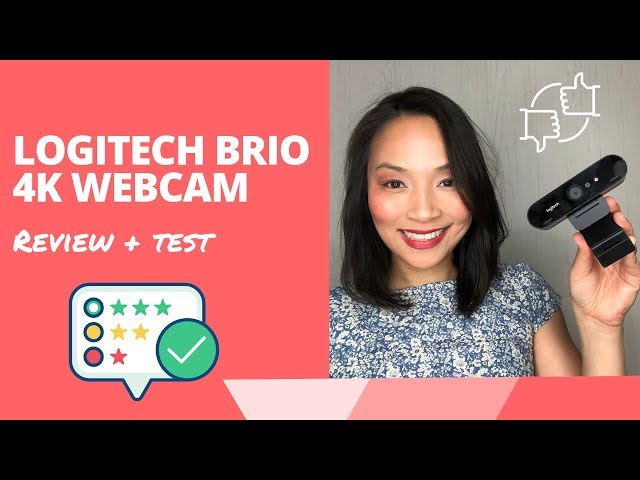 Logitech Brio 4K Webcam Review + Webcam Test VIDEO