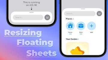 iOS 26 Style Resizing Floating Sheets for iOS 16.4+ Devices Using SwiftUI | Xcode