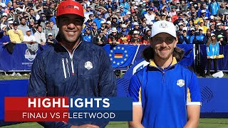 Tony Finau vs Tommy Fleetwood | Extended Highlights | 2018 Ryder Cup