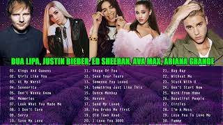 Top Music Ever Ed Sheeran, Justin Bieber, Dua Lipa, Beyoncé - Best Songs Playlist 2022