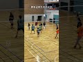 【時を止めたスパイク！】男女混合バレーボール大会のプレー【バレーボール大会】【クルーズカップ】#shorts #バレーボール #混合バレーボール