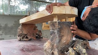 Unique Furniture Made From Tree Stumps And Logs Tree Stump And Tree Trunk Furniture